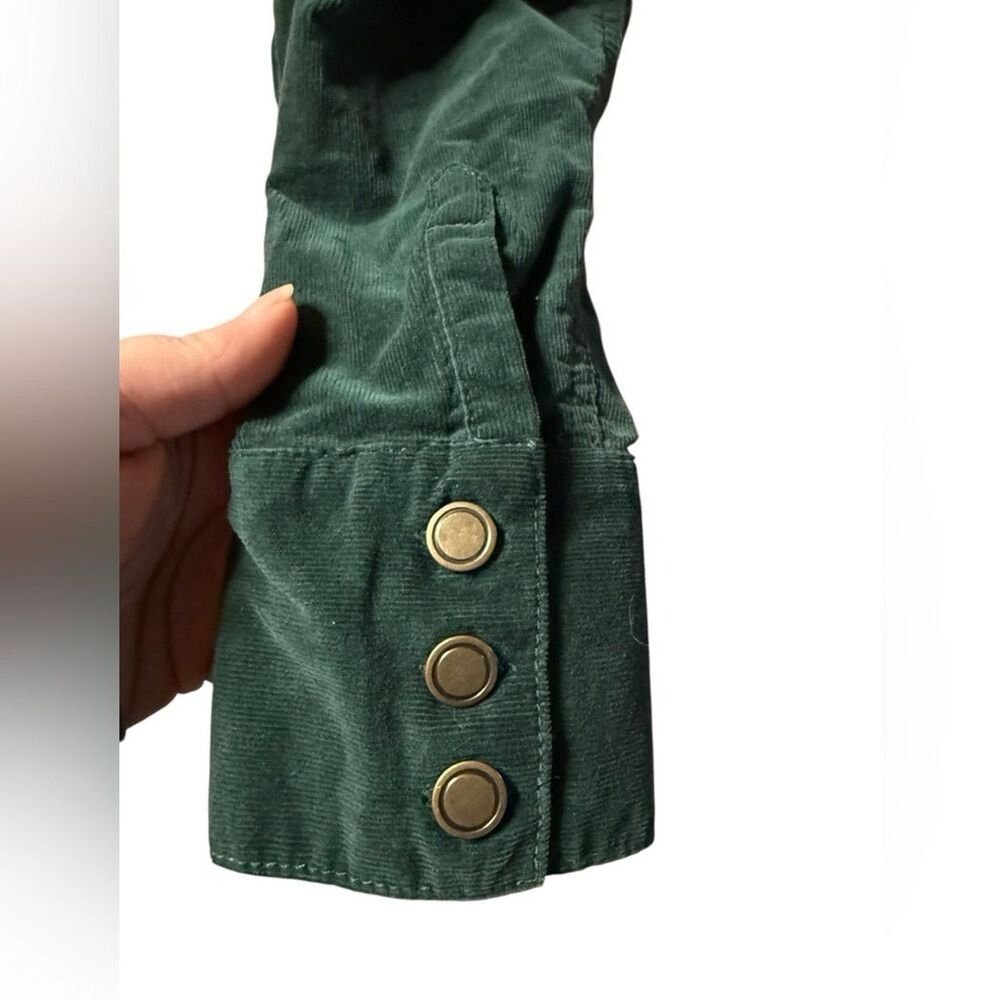 Free People Green ‘Dynamite' Corduroy Mini Dress women’s sz Large - Picture 7 of 16